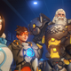 Three characters from Overwatch 2 standing together.